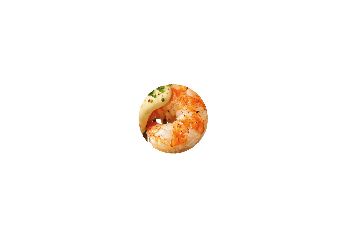 Crevettes roses mit Limetten-Aioli - 6 Stück - 1 Portion