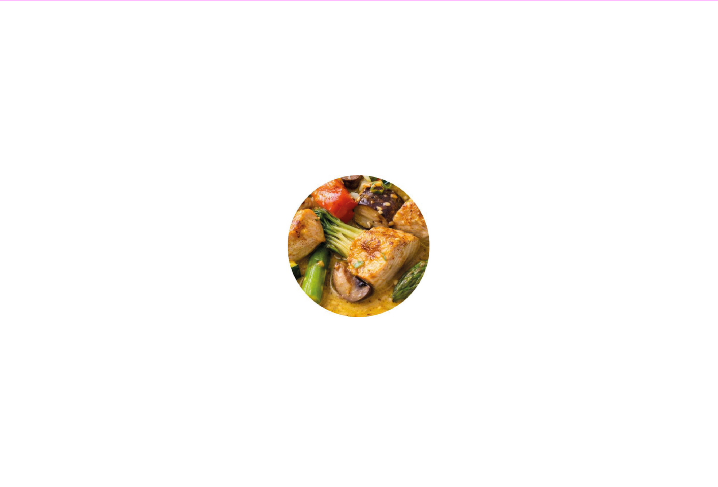 Hähnchencurry mit asiatischem Pfannengemüse - ca 300g 1 Portion - nur noch kurz erwärmen
